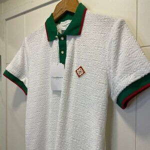 CASABLANCA MEN NWT POLO T-SHIRT MEDIUM SIZE